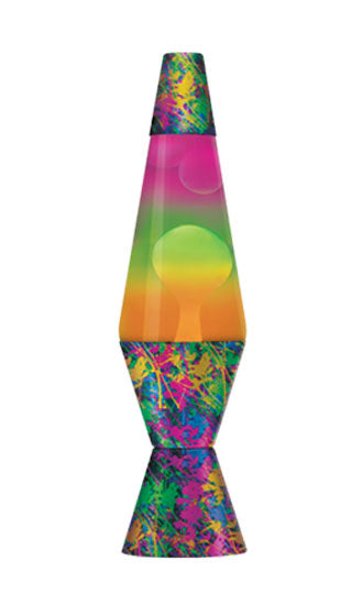 14.5 Inch 20oz Color Max Paint Ball Lava Brand Motion Lamp Clear Liquid w/White Lava